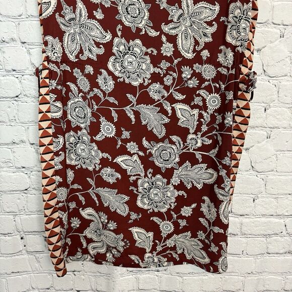 Scotch and Soda Womens M Hip Hop Voila Short Sleeve Mixed Print Mini Dress - Picture 14 of 16